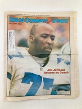 Dallas Cowboys Weekly Newspaper April 1998 Vol 23 #3 Coach Jim Jeffcoat