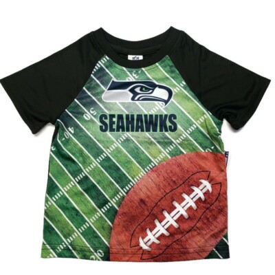 NFL Seattle Seahawks Toddler Boys Football Field Short Sleeve
