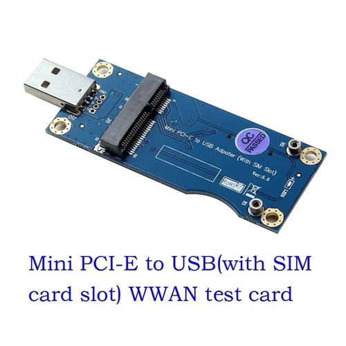 Mini PCI-E to USB Adapter With SIM card Slot for 3G 4G WWAN/LTE Module - Picture 6 of 7