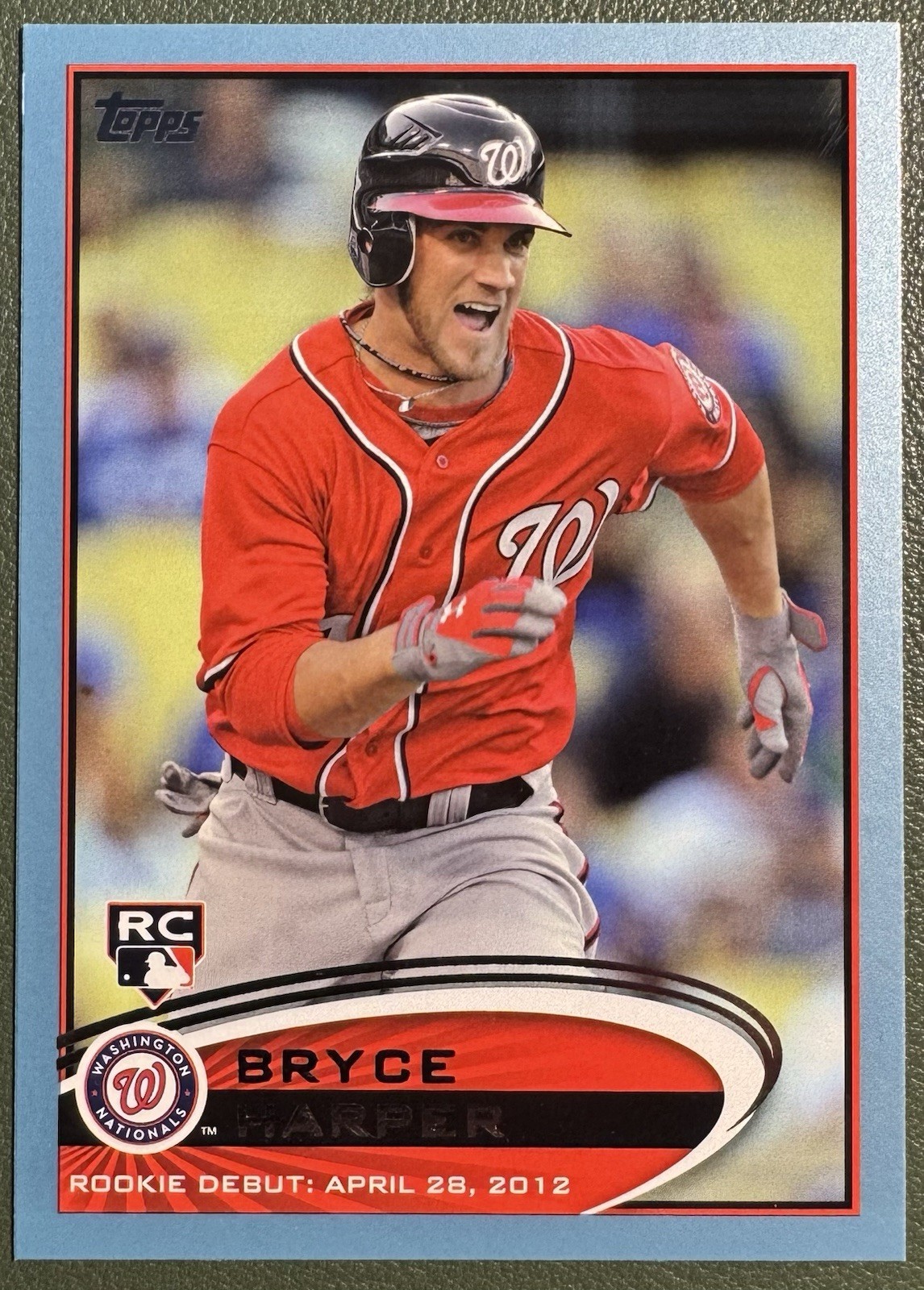 2012 Topps Update Series - Rookie Debut Bryce Harper #US183 Blue (RC)