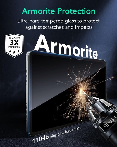 ESR 2 Pack Armorite Screen Protector for iPad Pro 13 Inch 2024 M4, - 第 4/9 張圖片