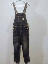 Carhartt Work In Progress Denim Bib Overalls Nice Lounge Work Or Streetwear