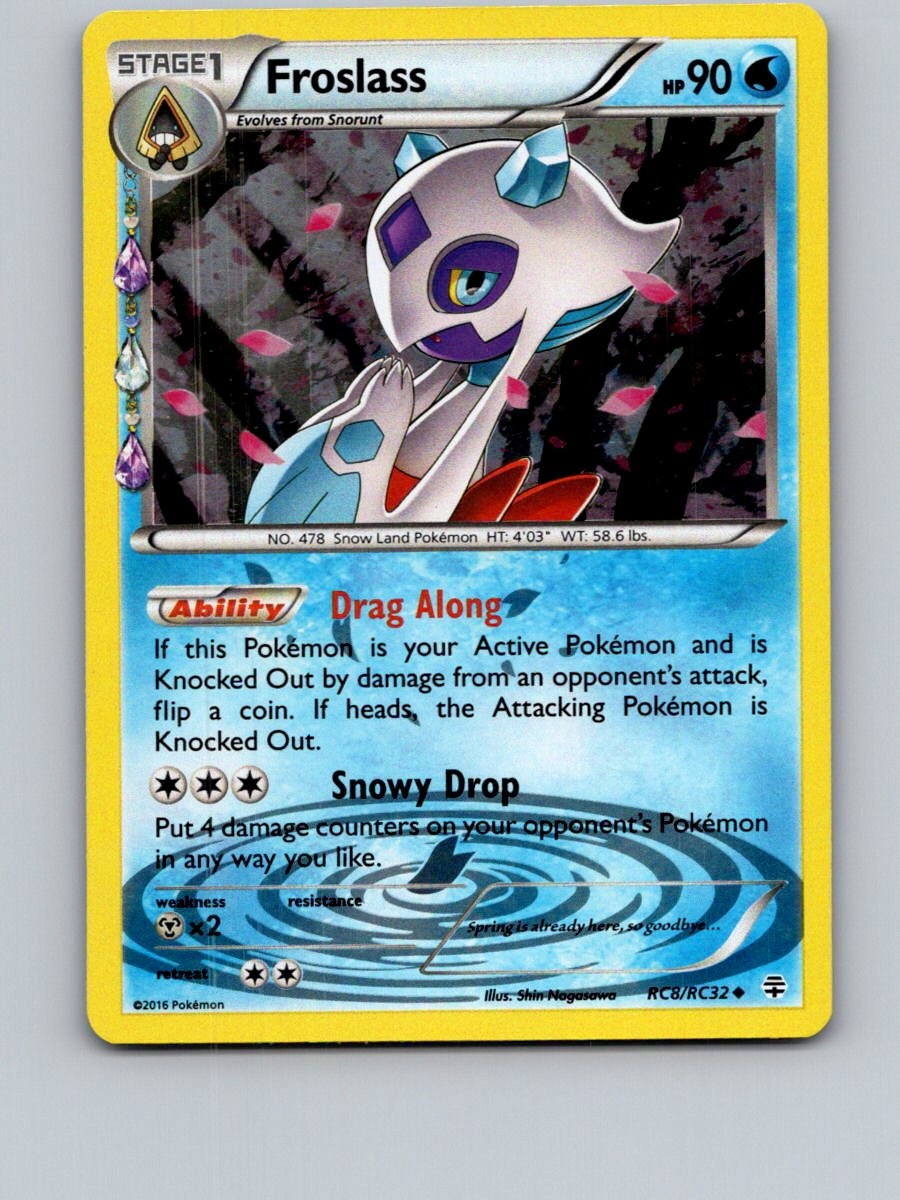 Froslass RC8/RC32 Uncommon Generations Pokemon Holo Near Mint