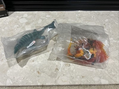 Brand New Lot Of 2 Schleich Eldrador Creatures - Bird Fire Dragon, Lizard