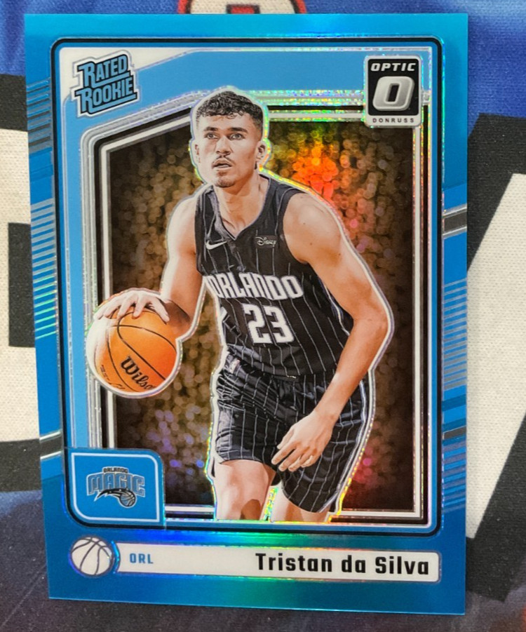 2024-25 Panini Donruss Optic #260 Tristan Da Silva 074/225 Aqua Rookie (JR)