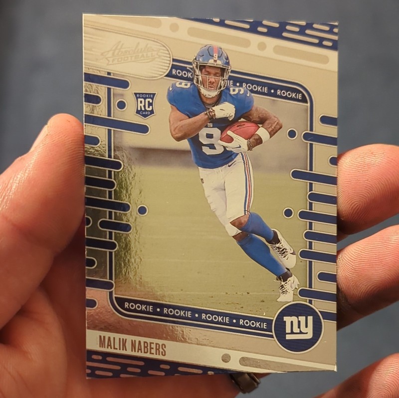Panini 2024 Absolute Malik Nabers #106 Rookie New York Giants Football Card