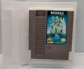 Beetlejuice Nintendo Nes Cleaned & Tested Game Cartridge with New Clamshell Case
