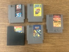 Lot Of 5 Nintendo NES Video Games /super Mario Bros. 3/ Mario Bros/Duck Hunt