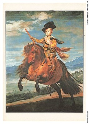 AXDP17-0903-CELEBRITE - VELASQUEZ - EQUESTRIAN PORTRAIT OF PRINCE BALTASAR CARLO