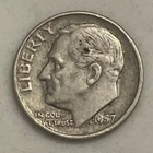 1957 D Roosevelt Dime - 90% Silver