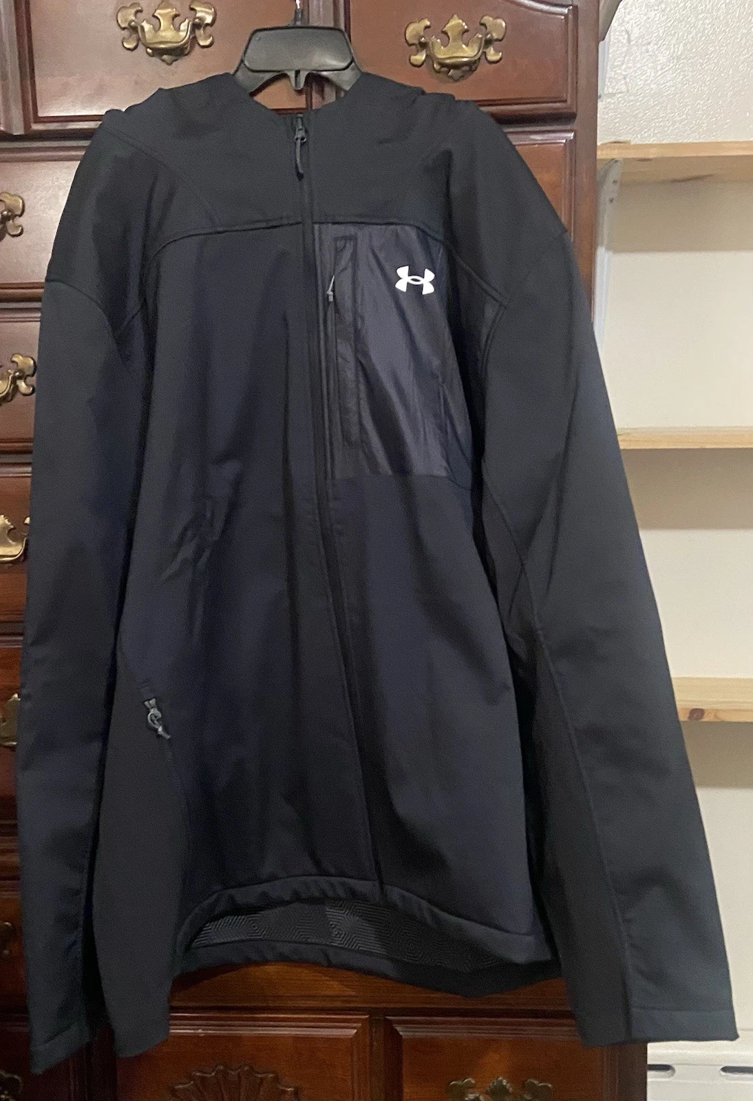 Under Armour Mens Black Storm ColdGear Infrared Shield 2.0 Hooded Jacket 5XL NWT
Opens in a new wind