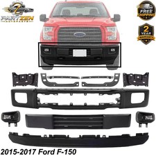 Front Bumper Face Bar Kit With Brackets Set For 2015-2017 Ford F-150