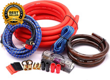 0 Gauge Amp Wiring Kit,3000 Watt Amplifier Sub Installation Kit Make Connections
