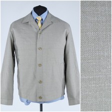 Mens White Cream Jacket 46R UK Size Jacket Wool Sport Coat