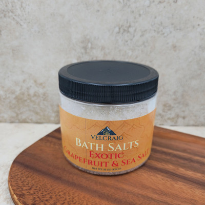 Velcraig Scented Bath Salts, 16 oz | Multiple Scents