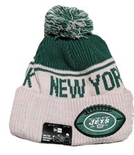 2024 NFL Historic On Field New York Jets New Era Knit Beanie Hat with Pom NWT