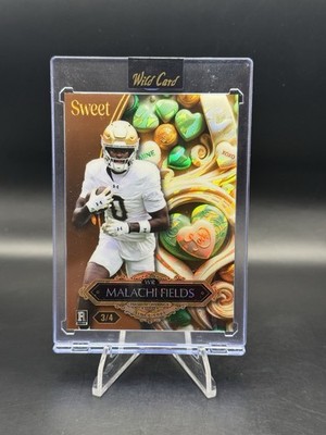 2026 Wild Card Sweet Football Malachi Fields 3/4 Rookie Card