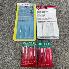 Lot Of 17 Singer Premium Overlock Needles Sizes 90/14  80/20