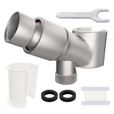 All Metal Handheld Shower Head Holder, Adjustable Shower Wand Holder with Uni...