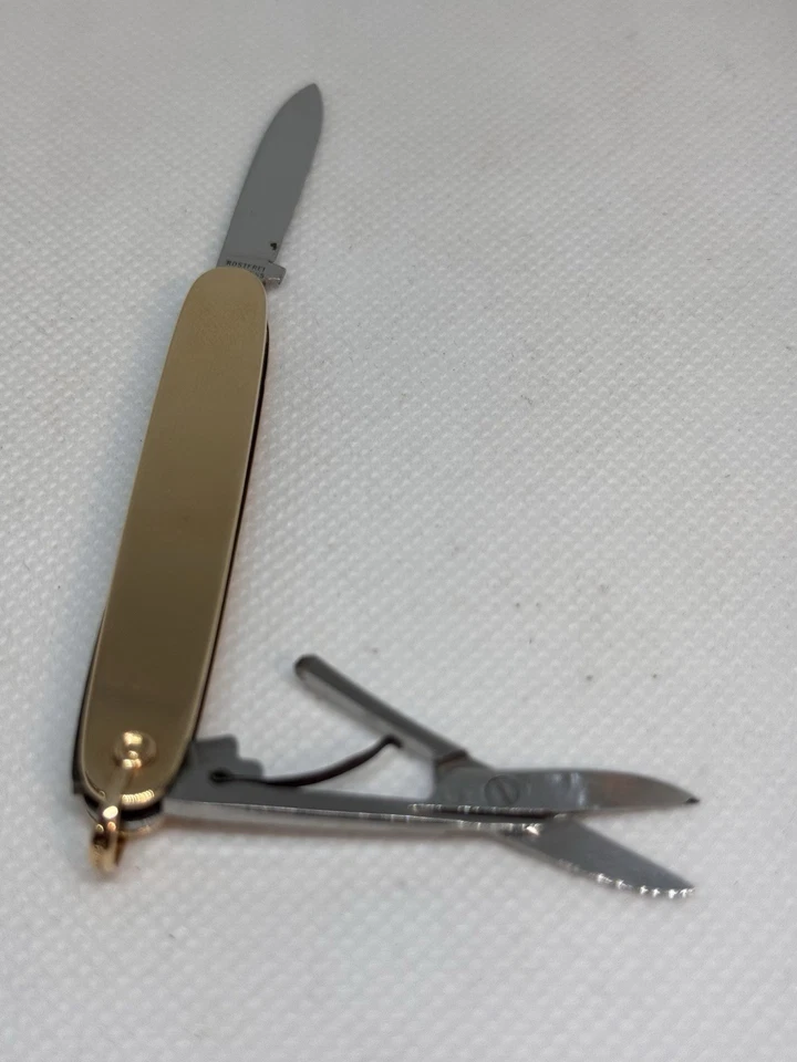 14K Gold Pocket Knife Giesen & Forsthoff Solingen Germany 14K  B.A.B. Antique - Image 3 of 4