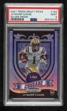 2021 Panini Prizm Draft Picks Crusade Silver Ja'Marr Chase #162 PSA 9 MINT 0pm3