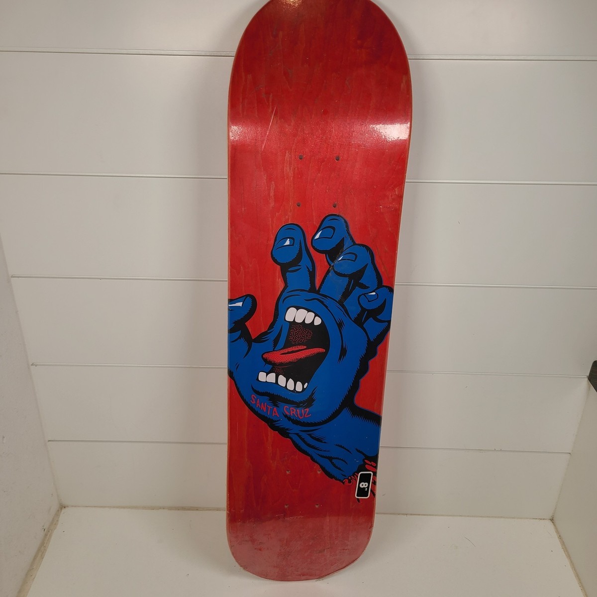 Santa Cruz Skateboard Deck Screaming Hand Red 8.0