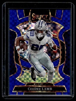 2025 Panini Select Blue Prizm CeeDee Lamb 138/249 Dallas Cowboys #98