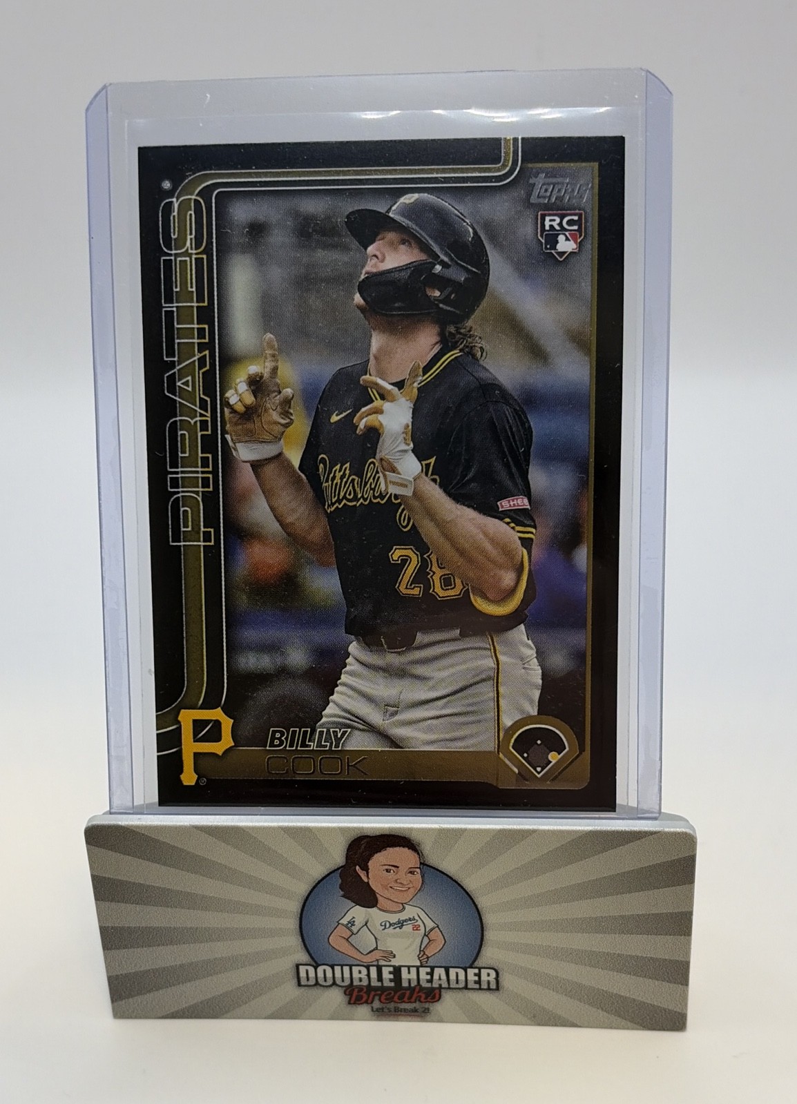 2025 Topps Series 2 - Billy Cook #425 Black /74 (RC)
