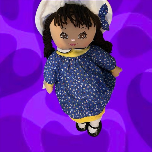 New NWT Vintage Large Sweetie Mine Rag Doll Life Size Plush 3ft Brown Hair 1990s - Picture 2 of 7