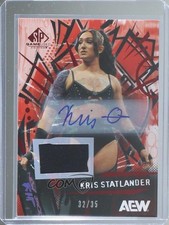 2025 SP Game Used AEW Auto Memorabilia /35 Kris Statlander #44 Auto 09q5