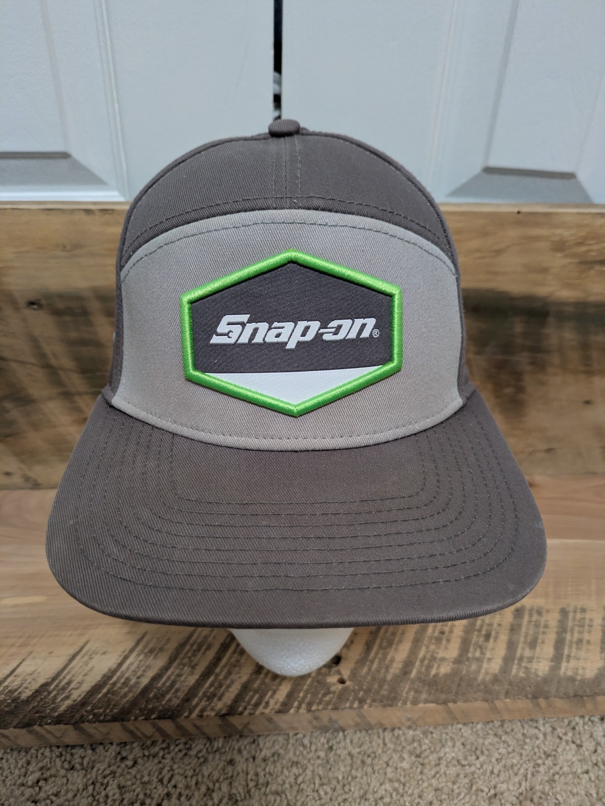 Snap-On Tools 5 Panel Adjustable Snapback Trucker… - image 1