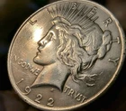 1922 Peace Dollar Mirror Finish BU++ Must See!!!