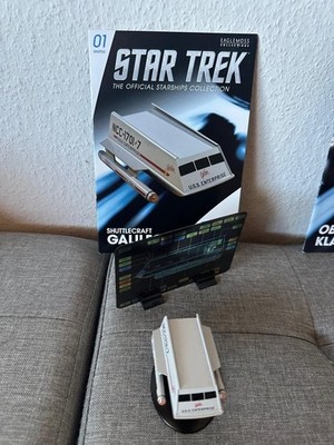 Star Trek Eaglemoss 3 Raumschiffe Nummer 36 37 und Shuttle 01
