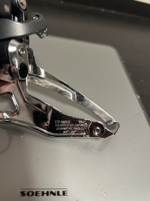 Shimano XTR FD-M953 Front Derailleur 3x9s/34.9mm High Clamp Top