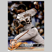 Reyes Moronta Rookie #519 2018 Topps San Francisco Giants Baseball Card MLB NM