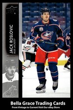 2021-22 Upper Deck Jack Roslovic #56 Columbus Blue Jackets NHL Hockey