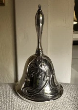 Tiffany Era Whiting Gorham Sterling Silver Art Nouveau Dinner Bell 1902 WOW 219