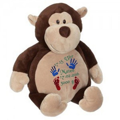 Plüschtier, Kuscheltier, Baby-Geschenk individuell bestickt, Pferd, Esel, Hund..