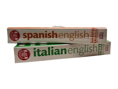2 Spanish/ Italian, English Bilingual Visual Dictionary (DK Visual