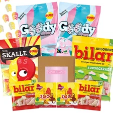 Swedish Candy Mix - Goody Bubs Candy Ovals - Skull Candy - Swedish Candy Bubs...
