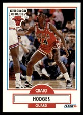 1990-91 Fleer Craig Hodges Chicago Bulls #25