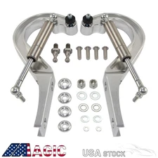 Left+Right Billet Aluminum Hood Hinge Kit For 1967-1969 Chevrolet Camaro Trunk