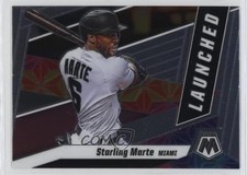2021 Panini Mosaic Launched Starling Marte #L7 17t2