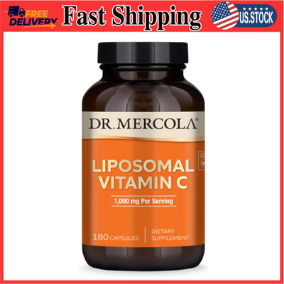 Dr. Mercola Liposomal Vitamin C 1000mg Non-GMO Gluten Free 180 Caps