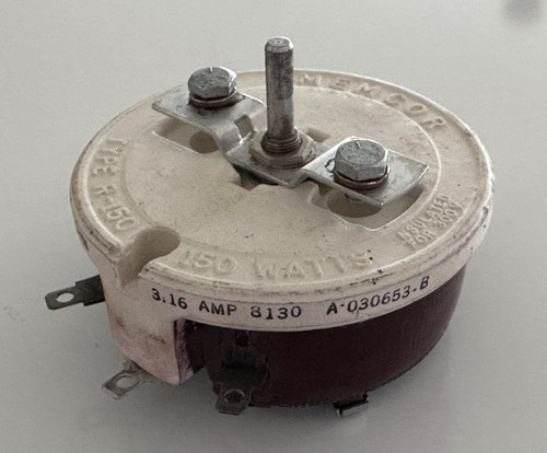 MILLER WELDER PARTS 15 Ohm 3.16 Amp 150 Watt 300 V Rheostat Type R-150 MEMCOR