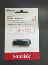 SanDisk SDIX90N-256G-AW6ME Phone Drive Flip 256GB USB Flash Drive