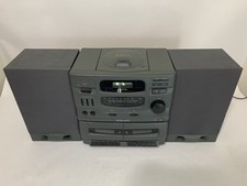 Emerson MS7635 CD/Cassette AM/FM Radio W/Speakers No Remote CD/Tape Dont Work