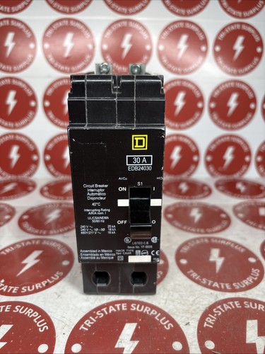 Square D EDB24030 30 Amp 480/277 V2 Pole Circuit Breaker 🔴🔴
