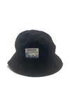 HUMAN MADE Polar Bear Round Bucket Hat, Made in Japan, Size L, Cotton, Black, Me