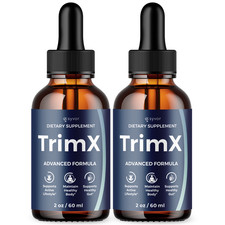  2 Pack TrimX Drops Advanced Health  Fitness Support Vitamin Trim X 60 Serves